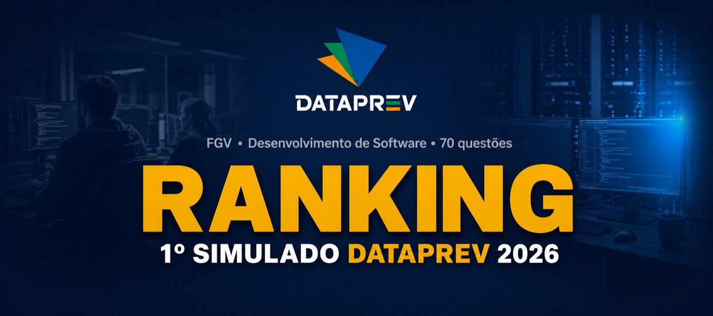 1º Simulado Dataprev 2026 — Desenvolvimento de Software